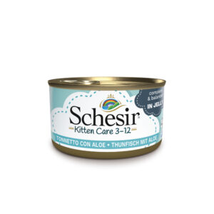 Schesir Kitten 6 x 85 g - Tunfisk med aloe 24 x 85 g