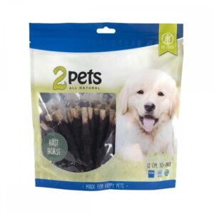 2pets Munchy Tyggepinne med Hest 12 cm 30 st