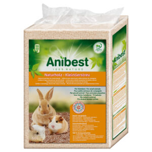 Anibest strø til smådyr - 2 x 60 liter (6