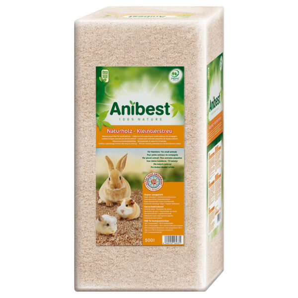 Anibest strø til smådyr - 500 l (20 kg)