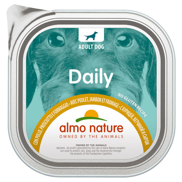 9 x 300 g Almo Nature Daily til spesialpris! - med kylling