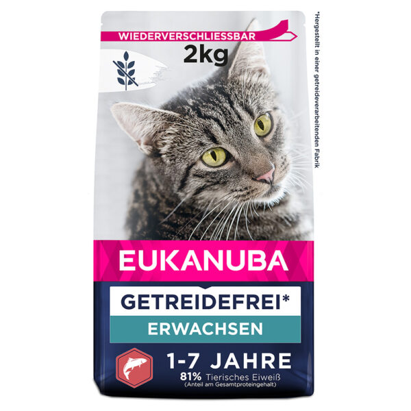 Eukanuba Adult Grain Free rikt på laks - 2 kg