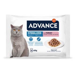 Advance Feline Sterilized kalkun - 52 x 85 g