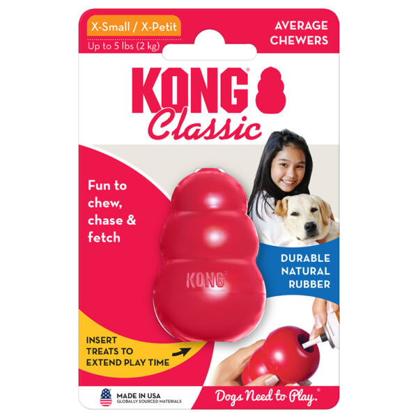 KONG Classic rød - XS (5