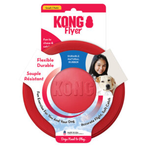 KONG Flyer Dog Frisbee - Sparesett: 2 stk a str S: Ø 18 cm