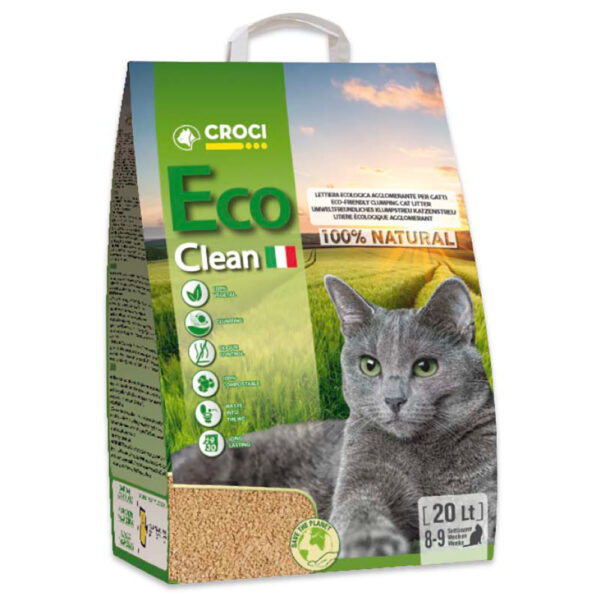 Croci Eco Clean kattesand - 20 l (ca. 8