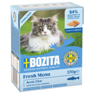 Bozita biter i saus 6 x 370 g - Sterilised med røye