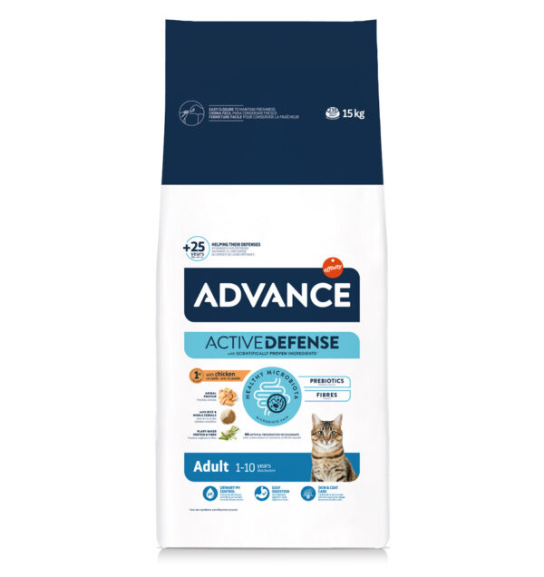 Advance cat dry 13kg + 2kg på kjøpet! - Adult kylling og ris