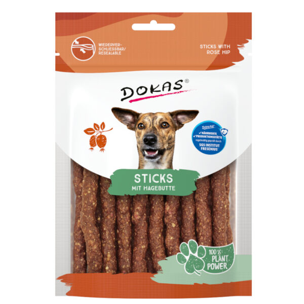 Dokas sticks med nype - Sparepakke: 4 x 105 g