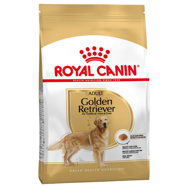 Økonomipakke: 2 Store Poser Royal Canin Breed - Golden Retriever Adult (2 x 12 kg)