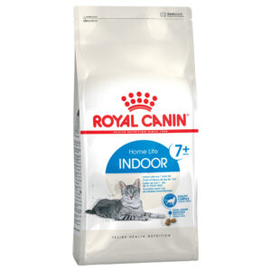 Økonomipakke: 2 små poser Royal Canin kattefôr - Indoor +7 (2 x 3