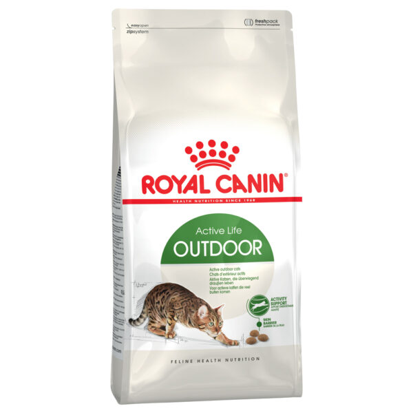 Økonomipakke: 2 store poser Royal Canin kattefôr - Outdoor (2 x 10 kg)