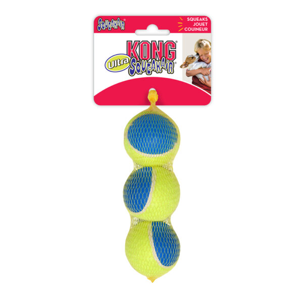 KONG Ultra SqueakAir Ball - 2 x 3 sett med baller i økonomipakke