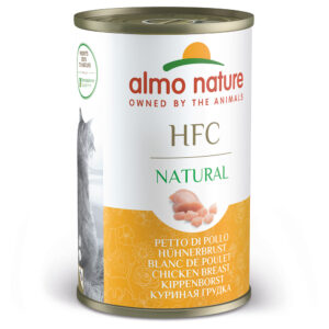 5 + 1 gratis! 6 x 140 g Almo Nature HFC Natural - Kyllingbryst