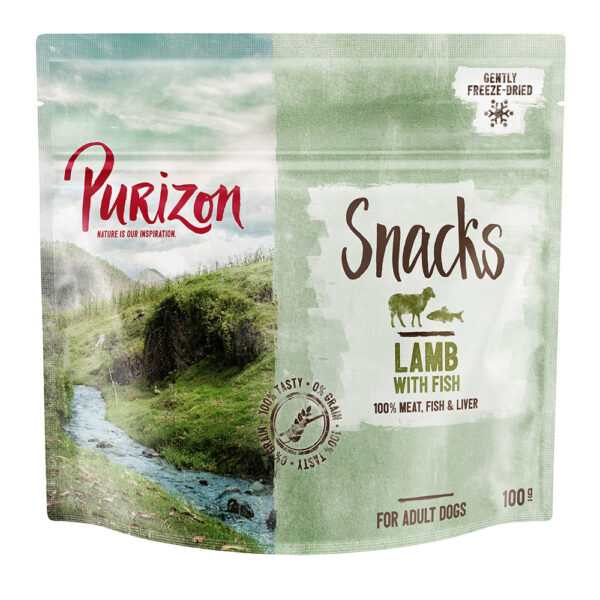 Purizon Snack Lam & Fisk - kornfritt - 100 g