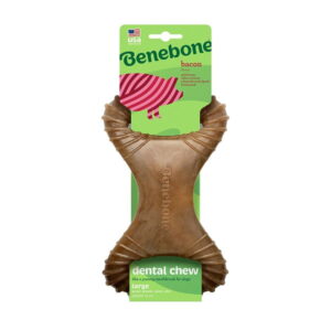 Benebone Dentaltyggbein i Nylon med Baconsmak (L)