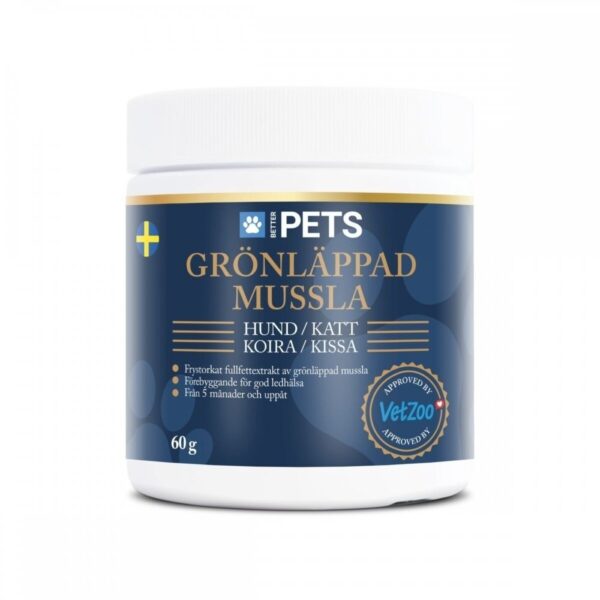 Better Pets Grønnleppemussling 60 g