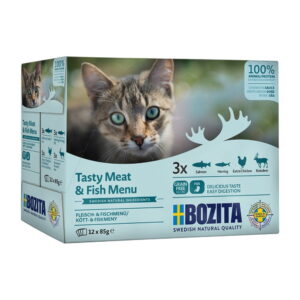 Bozita Multibox med Kjøtt & Fisk 12x85 g