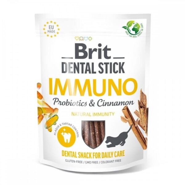 Brit Care Dental Stick Immuno with Probiotics & Cinnamon 7 stk