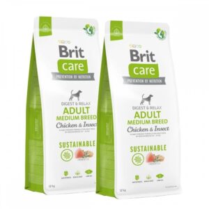 Brit Care Dog Adult Medium Breed Sustainable Chicken & Insect 2x12 kg