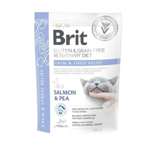 Brit Grain Free Veterinary Care Cat  Calm & Stress Relief (400 g)