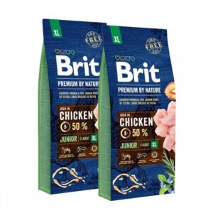 Brit Premium By Nature Junior XL 2x15 kg