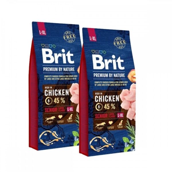 Brit Premium By Nature Senior L-XL 2x15 kg