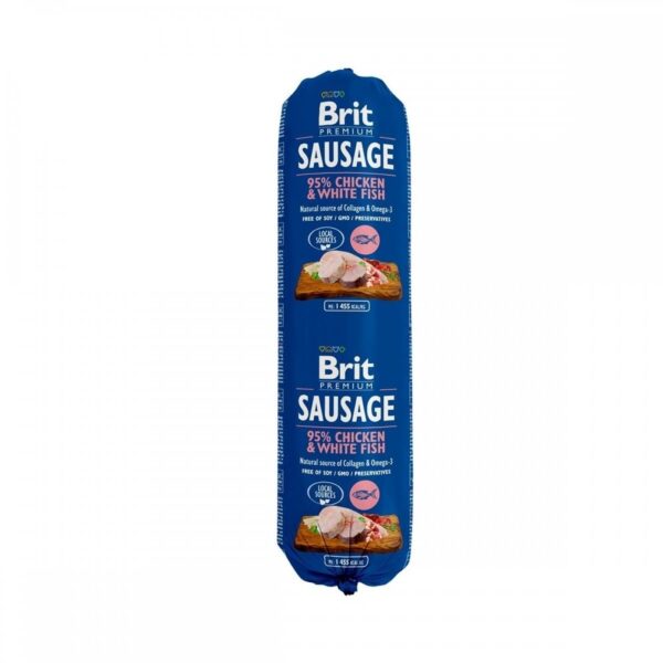 Brit Premium Kjøttpølsear Kylling & Hvit Fisk