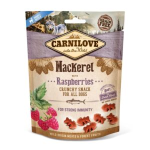 Carnilove Dog Crunchy Snack Mackerel & Raspberries