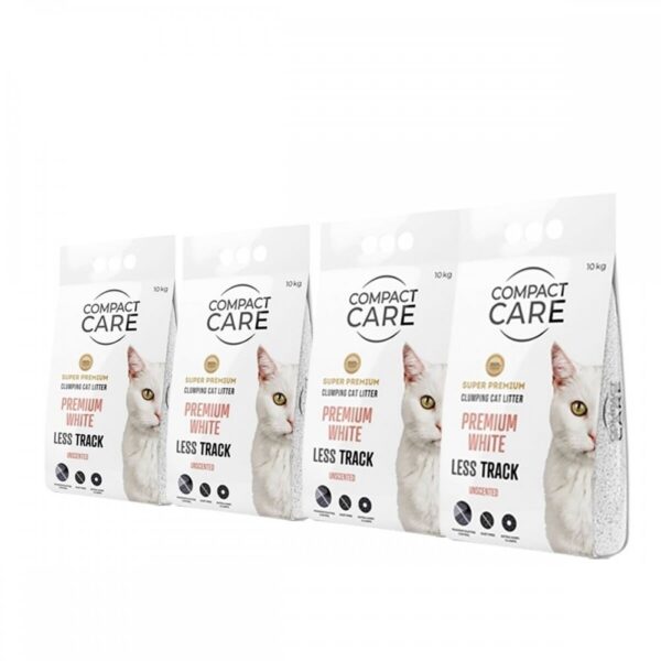 Compact Care Premium White Less Track 4x10kg