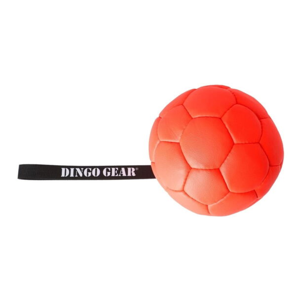 Dingo Gear Eco Hundeball med Håndtak 18 cm (Orange)