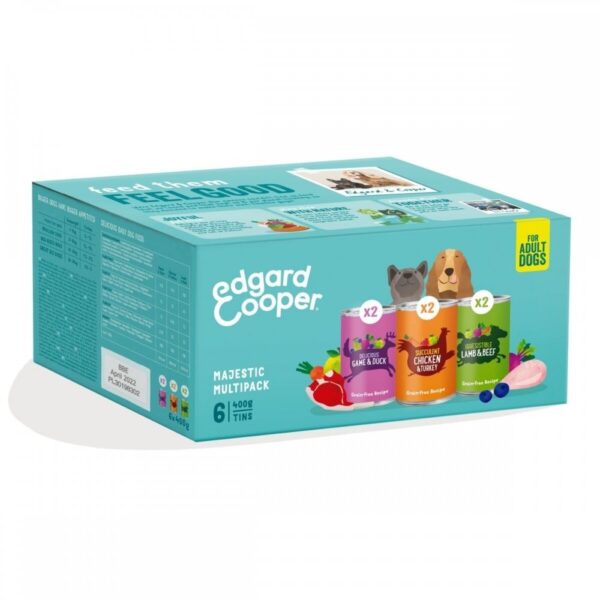 Edgard & Cooper Dog Adult Multipack Lam