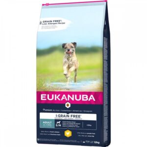 Eukanuba Dog Adult Grain Free Small & Medium Chicken (12 kg)