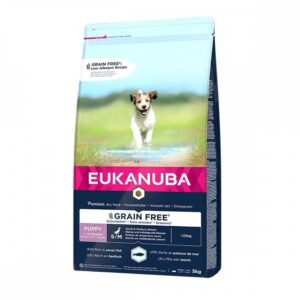 Eukanuba Puppy Grain Free Small & Medium Breed Ocean Fish (3 kg)