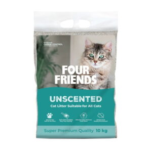 FourFriends Cat Litter Unscented 10 kg