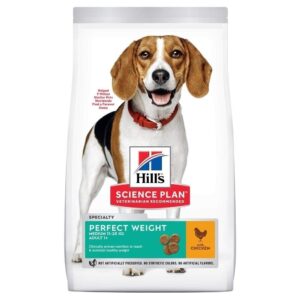 Hill&apos;s Science Plan Dog Adult Medium Perfect Weight Chicken (12 kg)