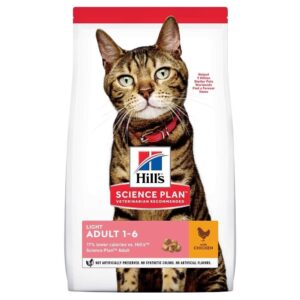 Hill&apos;s Science Plan Cat Adult Light Chicken (10 kg)