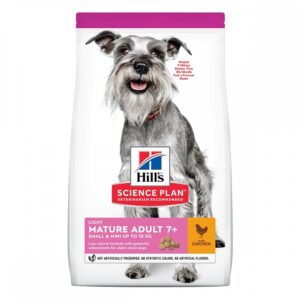 Hill&apos;s Science Plan Dog Mature Adult 7+ Light Small & Mini Chicken (2