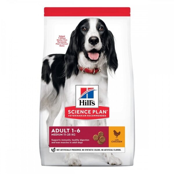 Hill&apos;s Science Plan Dog Adult Medium Chicken (14 kg)