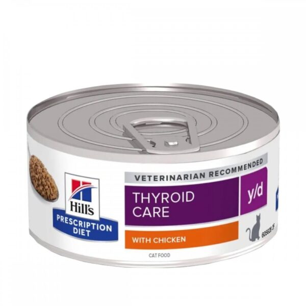 Hill&apos;s Prescription Diet Feline y/d Thyroid Care Chicken 156 g