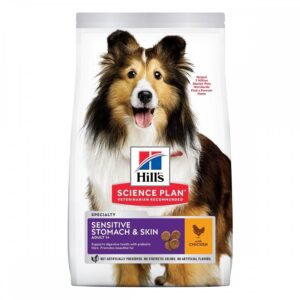 Hill&apos;s Science Plan Dog Adult Sensitive Stomach & Skin Medium Chicken (14 kg)