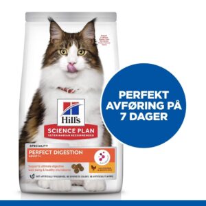 Hill&apos;s Science Plan Cat Adult 1+ Perfect Digestion Chicken & Brown Rice (7 kg)