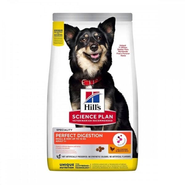 Hill&apos;s Science Plan Dog Adult 1+ Small & Mini Perfect Digestion Chicken & Brown Rice (3 kg)