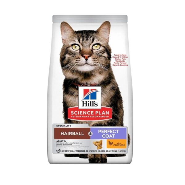 Hill&apos;s Science Plan Feline Adult Hairball & Perfect Coat Chicken (7 kg)