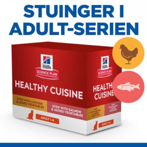 Hill&apos;s Science Plan Feline Adult Healthy Cuisine Chicken & Salmon 12x80 g