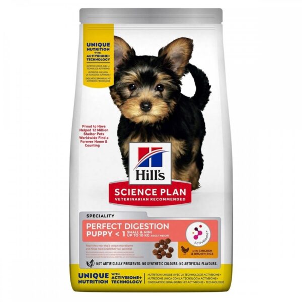 Hill&apos;s Science Plan Puppy Small & Mini Perfect Digestion Chicken (6 kg)