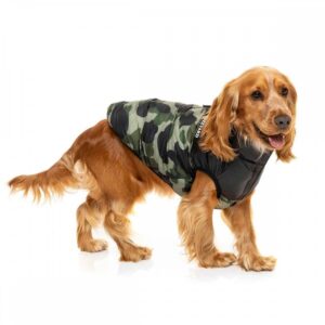 FuzzYard Harlem Puffer Hundejakke Camo (7)