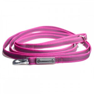 Kusse & Kutta Grip Hundebånd med BGB-hake 300 cm (Rosa)