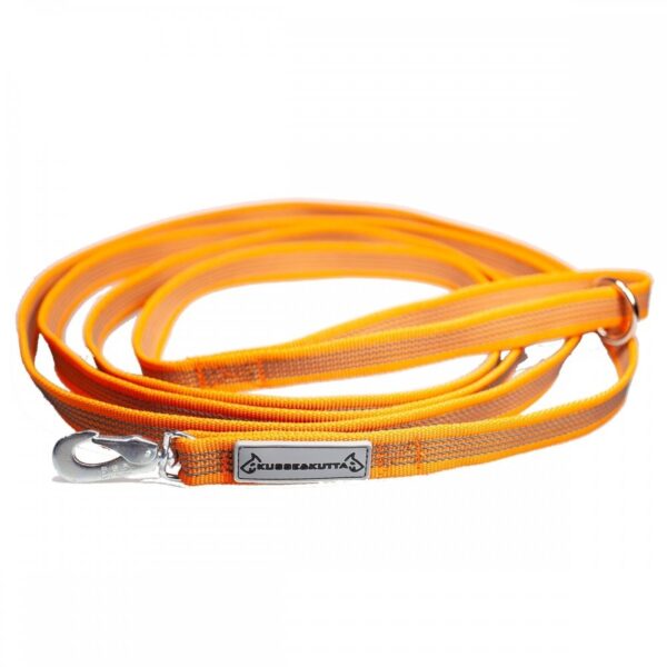 Kusse & Kutta Grip Hundebånd med BGB-hake 300 cm (Orange)