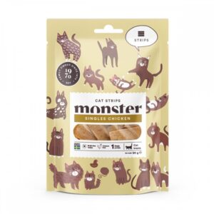 Monster Cat Strips Chicken 50g